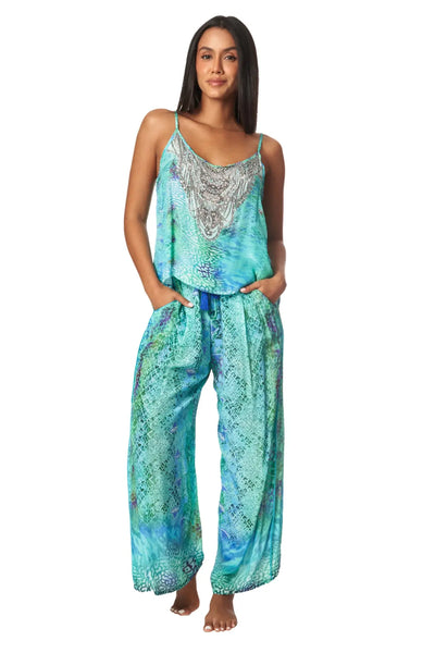 Sea Escape La Moda Resort Lifestyle Pant Set - La Moda Clothing