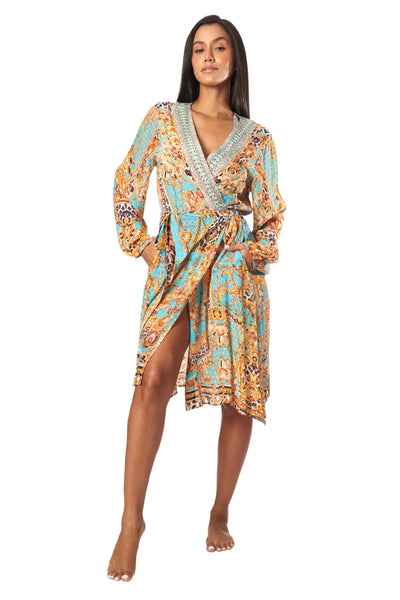 Future Eden Women's Midi Wrap Dresses - La Moda Clothing