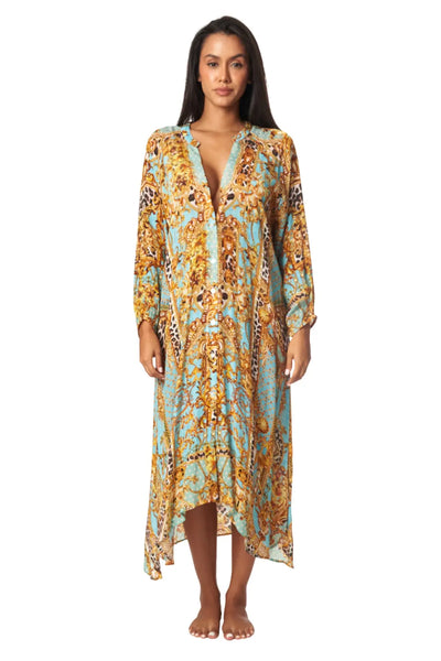 Future Eden Easy Button Front Cover-Up - La Moda Clothing