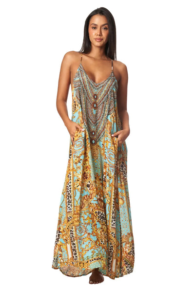 Future Eden Racerback Maxi Dress for Resort or Cruise - La Moda Clothing