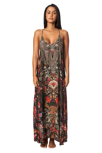 Racerback Maxi Dress for Resort or Cruise - La Moda Clothing