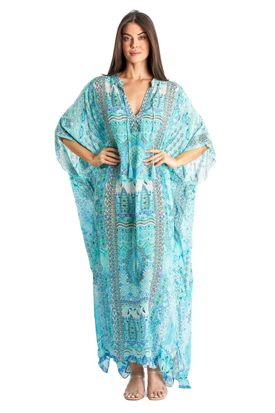 Oversized Boho Maxi Caftan - La Moda Clothing