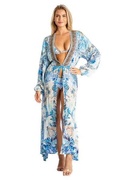 Women's Maxi Wrap Dresses - La Moda Clothing