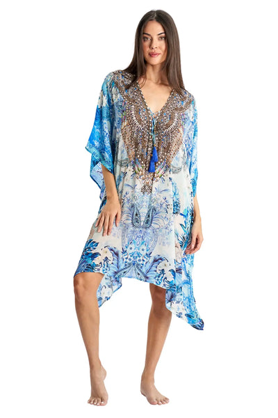 Designer Women's Beach Kaftan Dress - La Moda Clothing