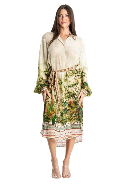 Easy Shirtdress Cover-Up Resortwear - La Moda Clothing