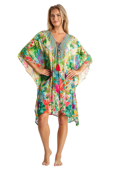 Luxury Silk Kaftans - La Moda Clothing