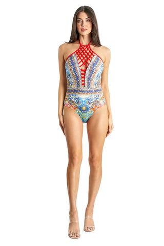 Bohemian Moda One-Piece Swimsuit - La Moda Clothing