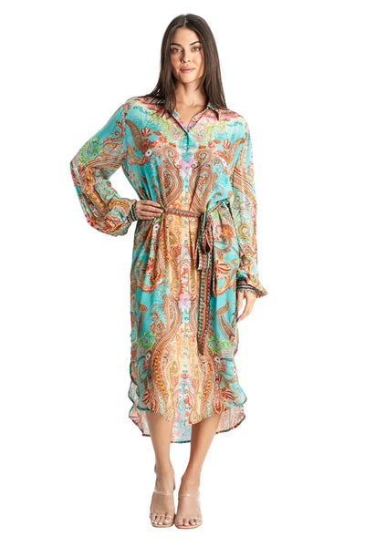 Easy Shirtdress Cover-Up - La Moda Clothing