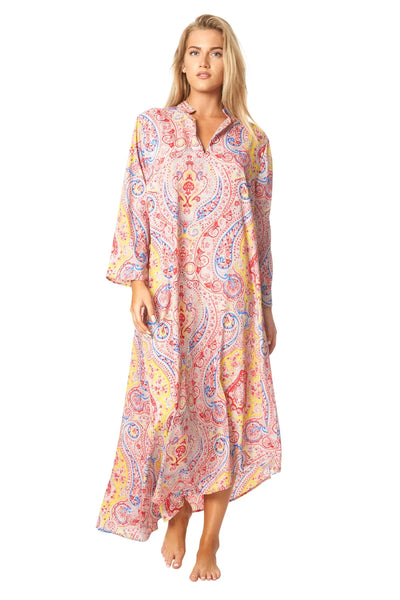 Positano Maxi Caftan Dress - La Moda Clothing